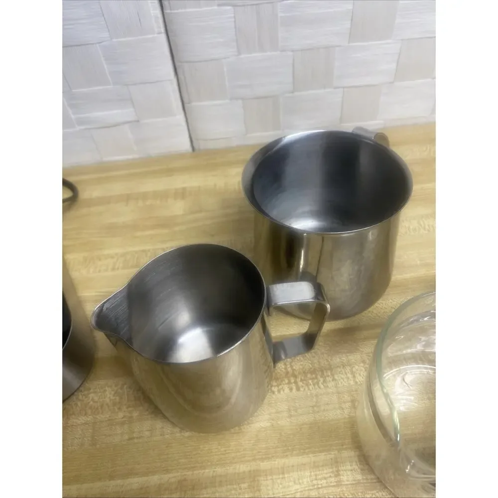 Used Gevi Espresso Machine with Milk Frother, Portafilter, More